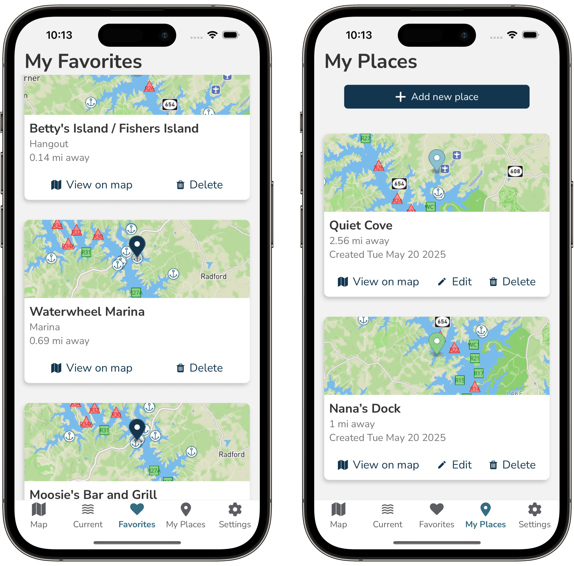 Features screenshots