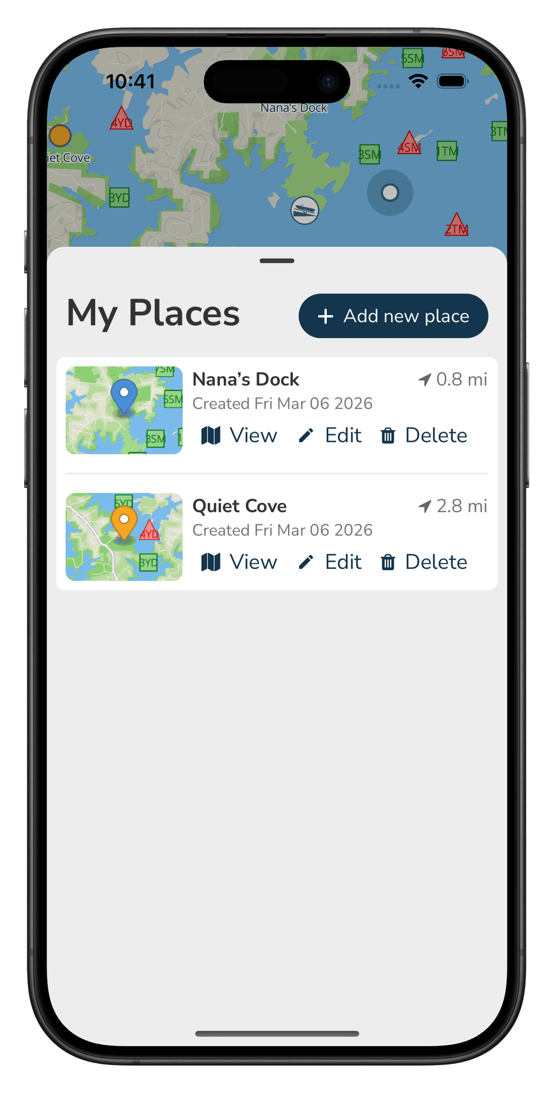 Features screenshots