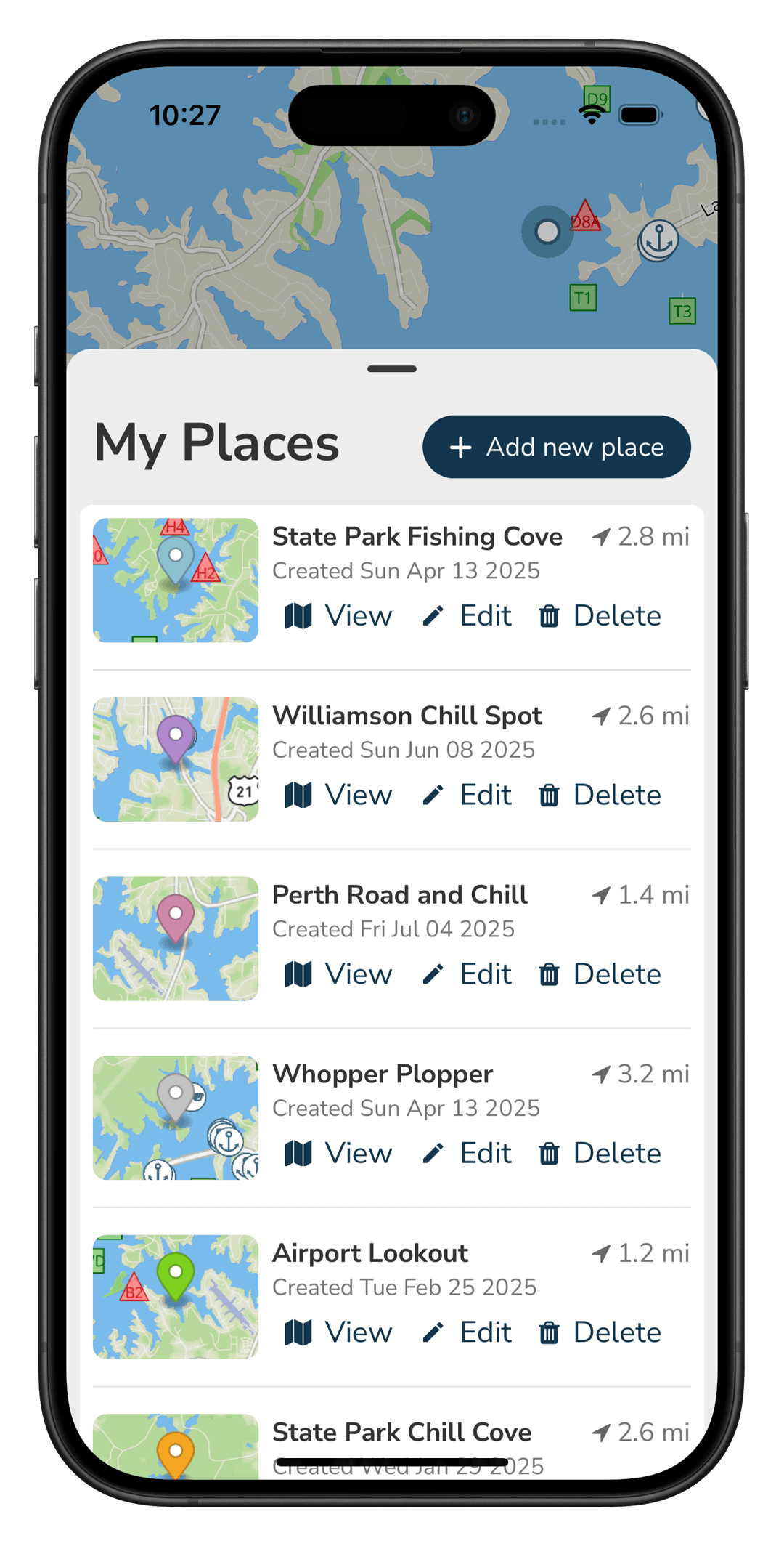 Features screenshots