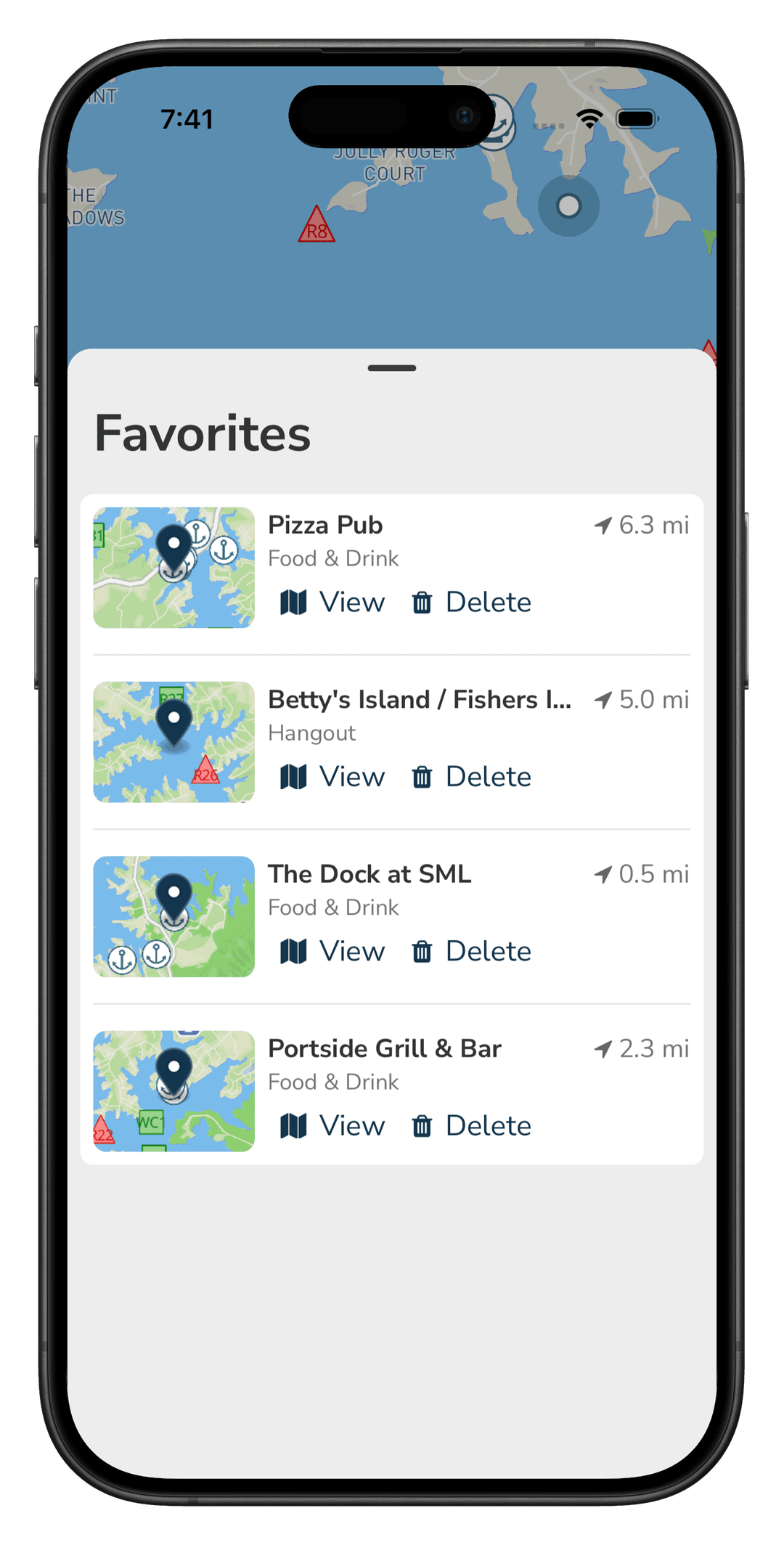 Features screenshots