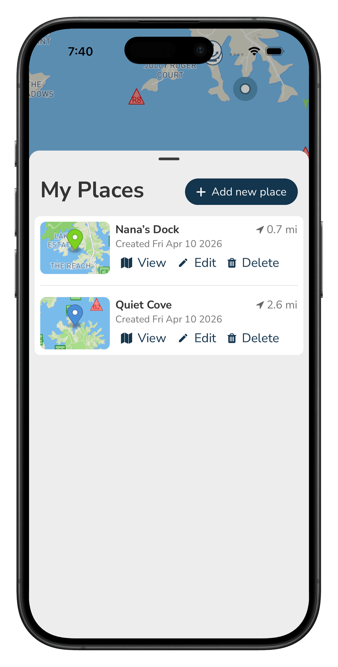 Features screenshots