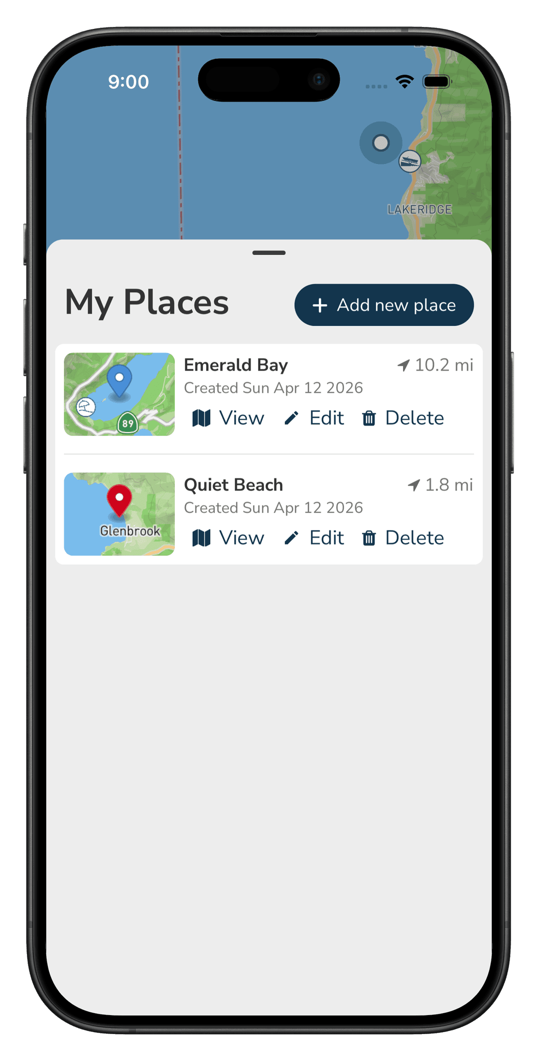 Features screenshots