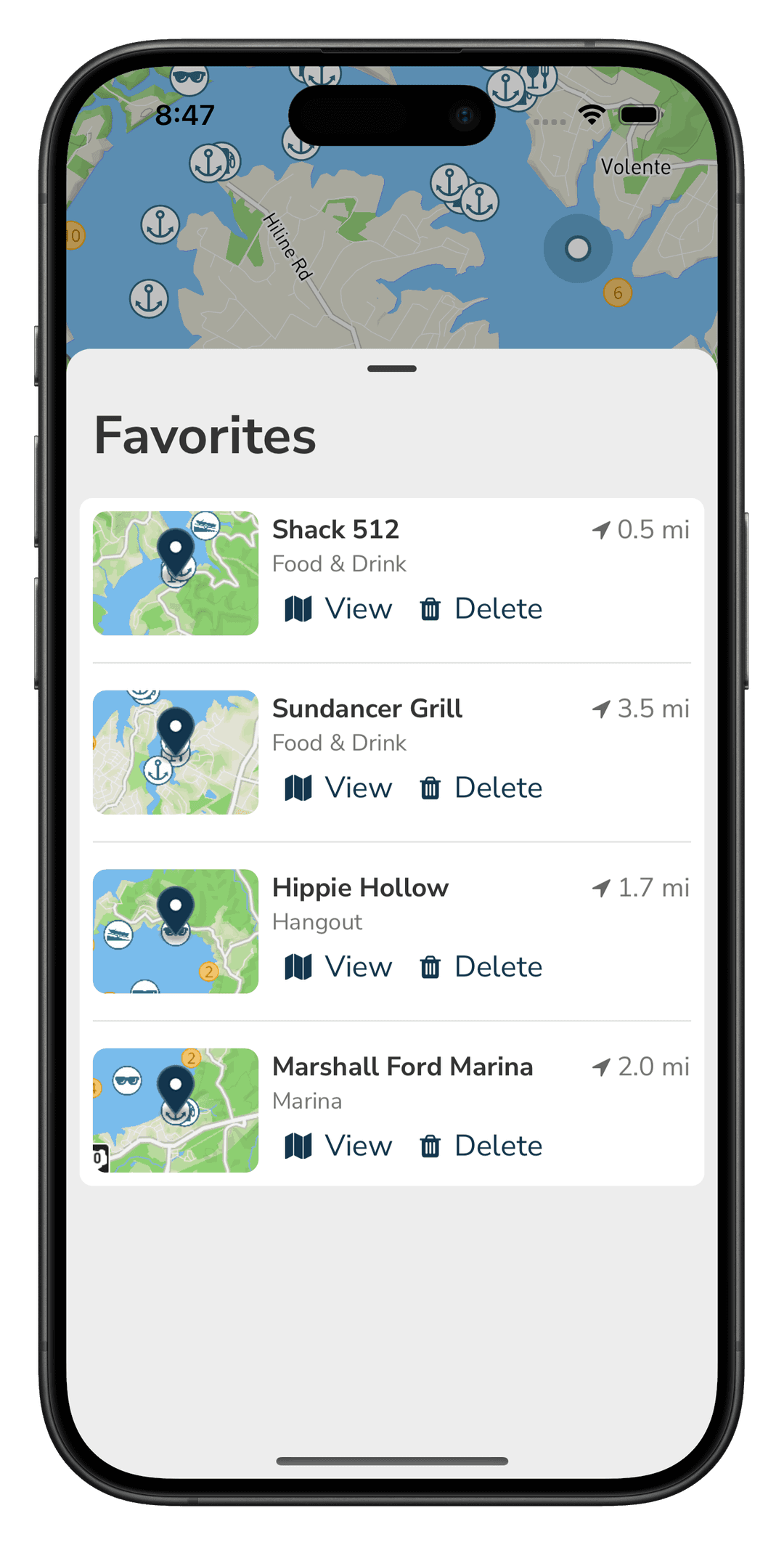Features screenshots