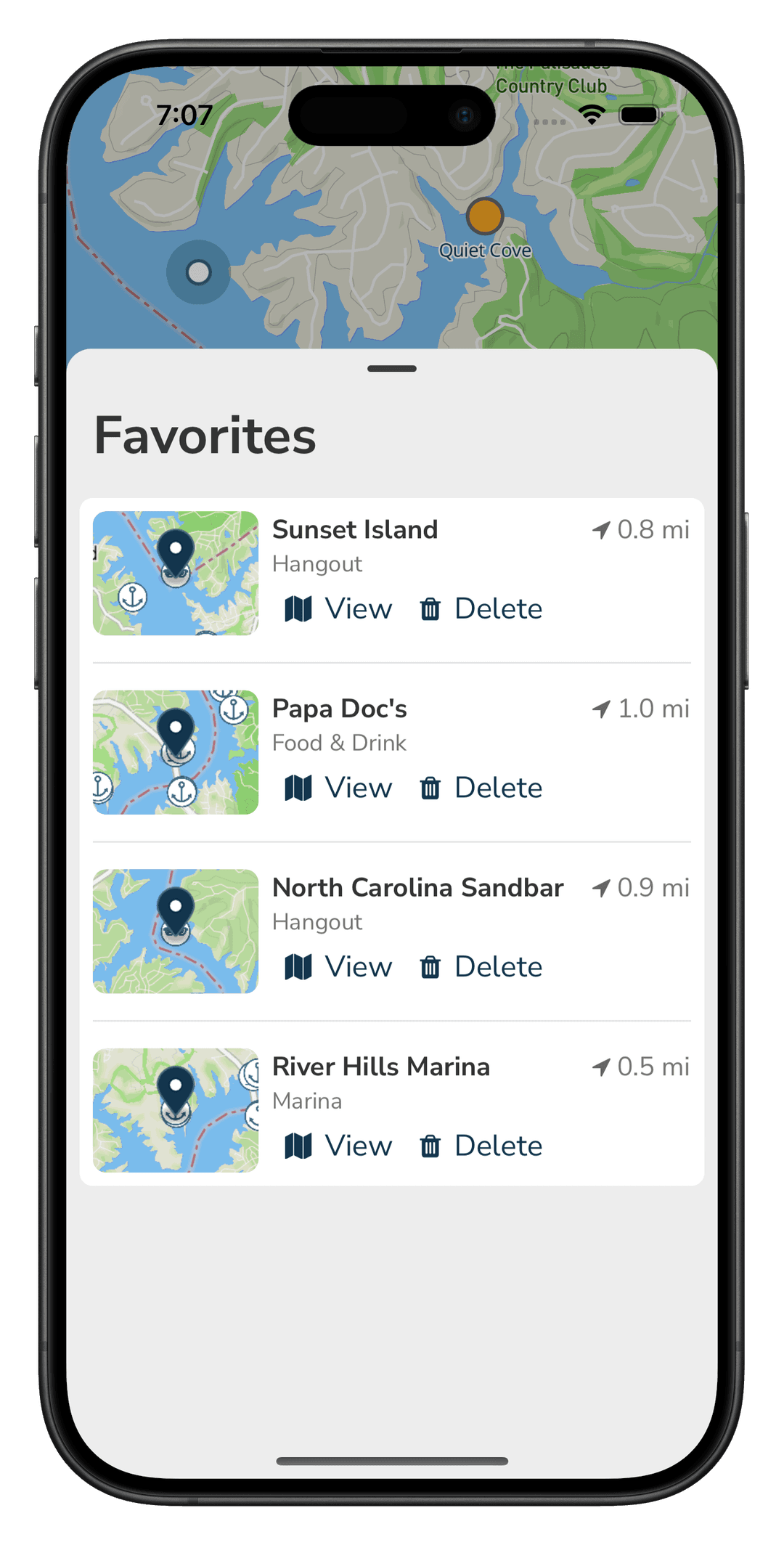 Features screenshots