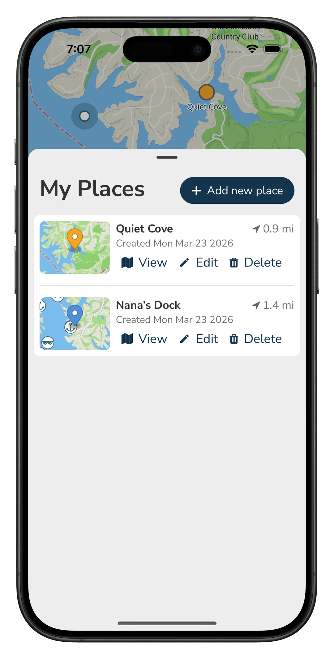Features screenshots